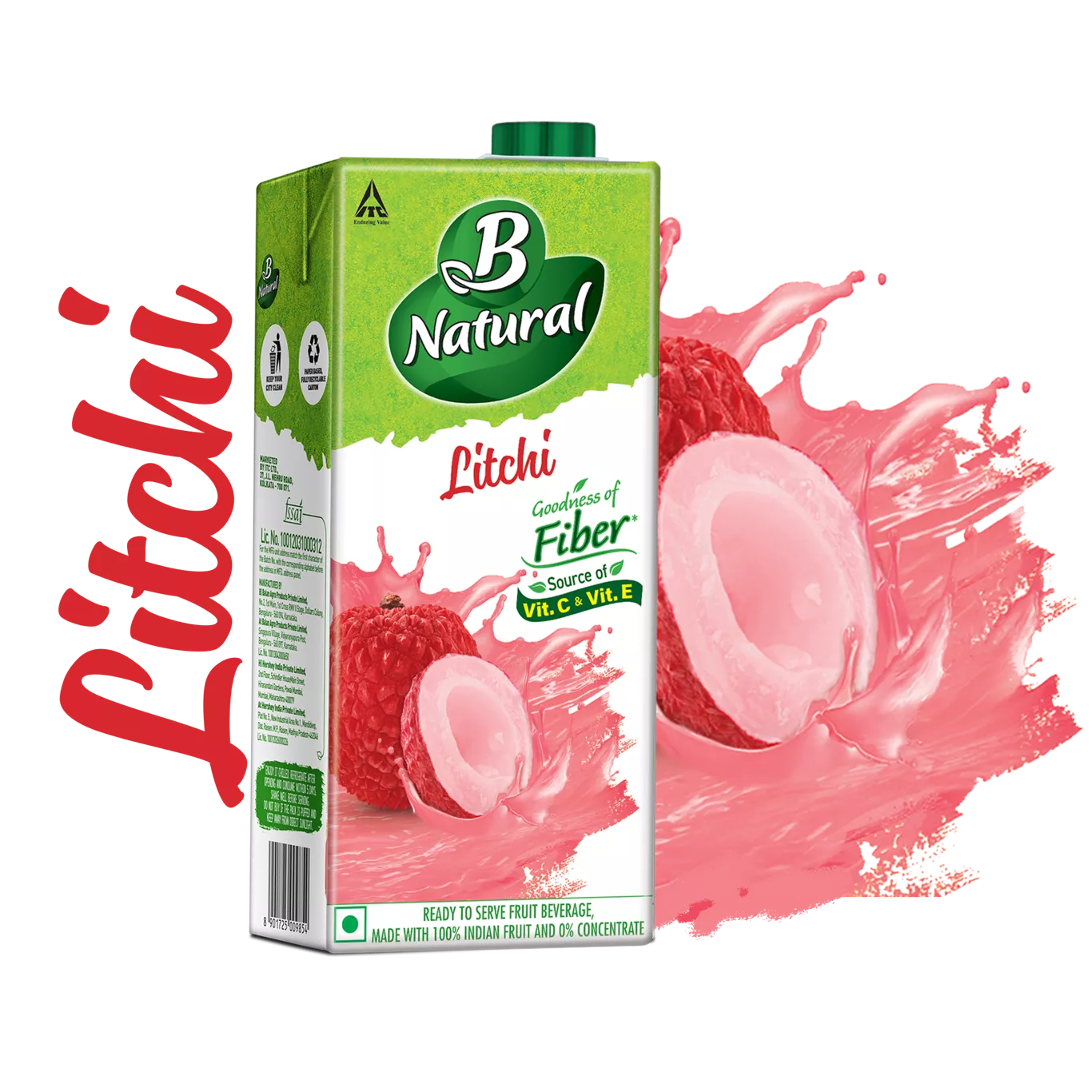 Litchi Juice - B Natural